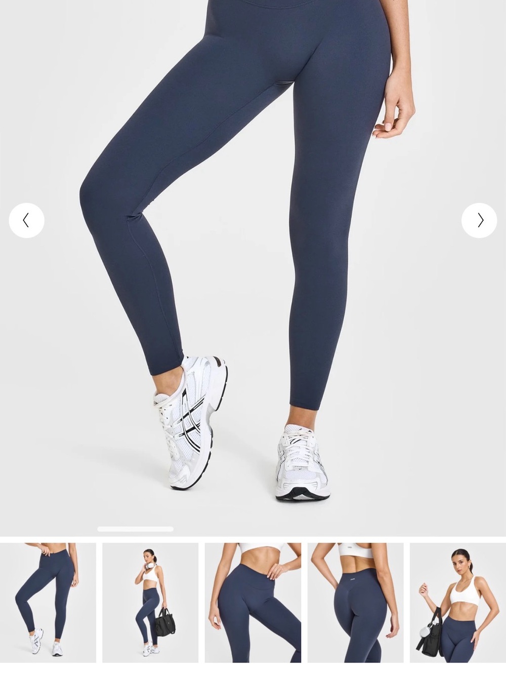 Oner Active Charcoal Navy High-Waist Performance Leggings